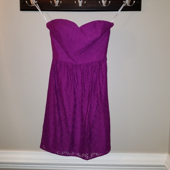 Jasmine magenta sweetheart strapless dress - Picture 1 of 3